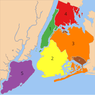 Boroughs of New York City — Wikipedia